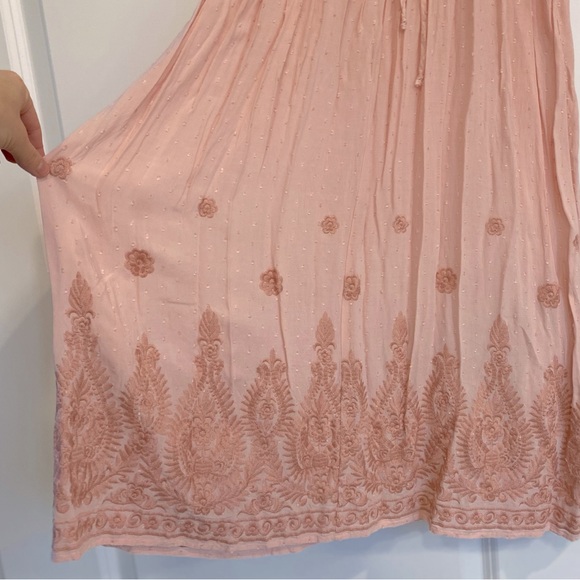 🚨 S O L D 🚨 Rare Christy dawn embroidered petal pink dahlia dress small - Picture 11 of 17